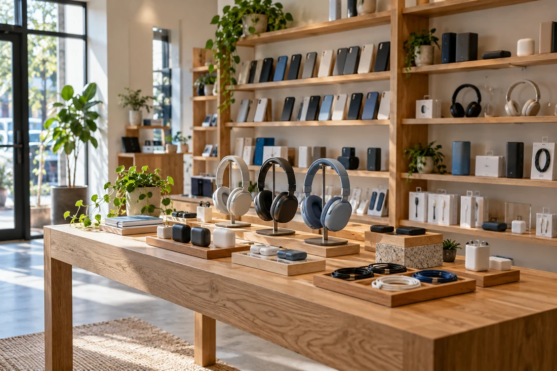 Illustrative retail photography: A clear view of a moving business.